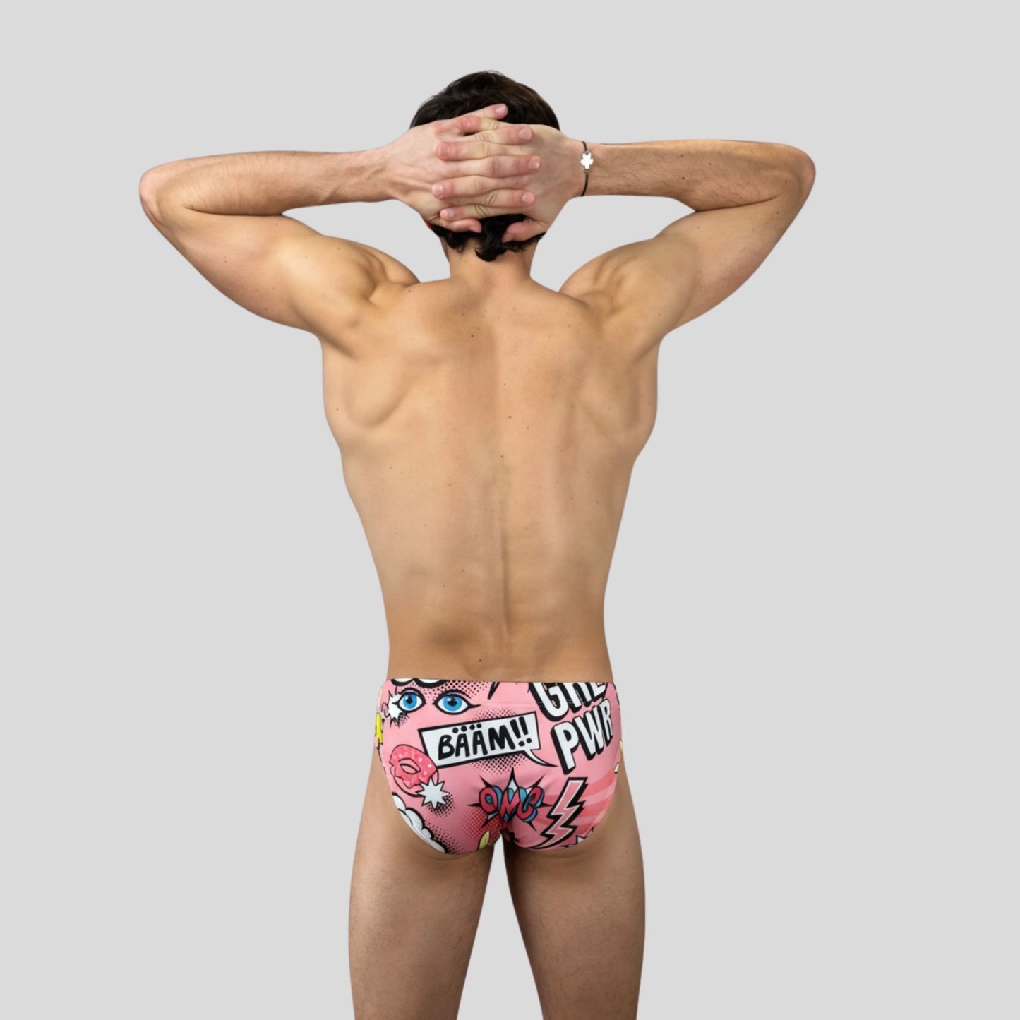 Swim Brief - Rose Banana Splash