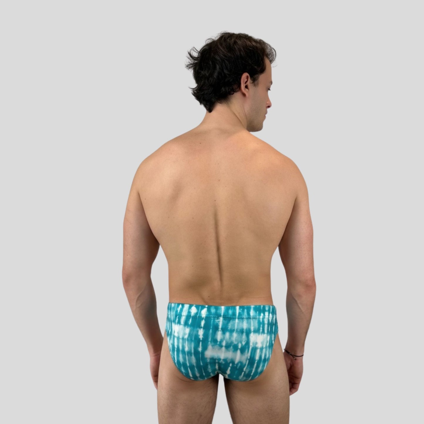 Swim Brief - Blue Tye Dye