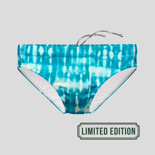 Swim Brief - Blue Tye Dye