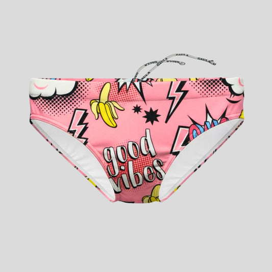 Swim Brief - Rose Banana Splash