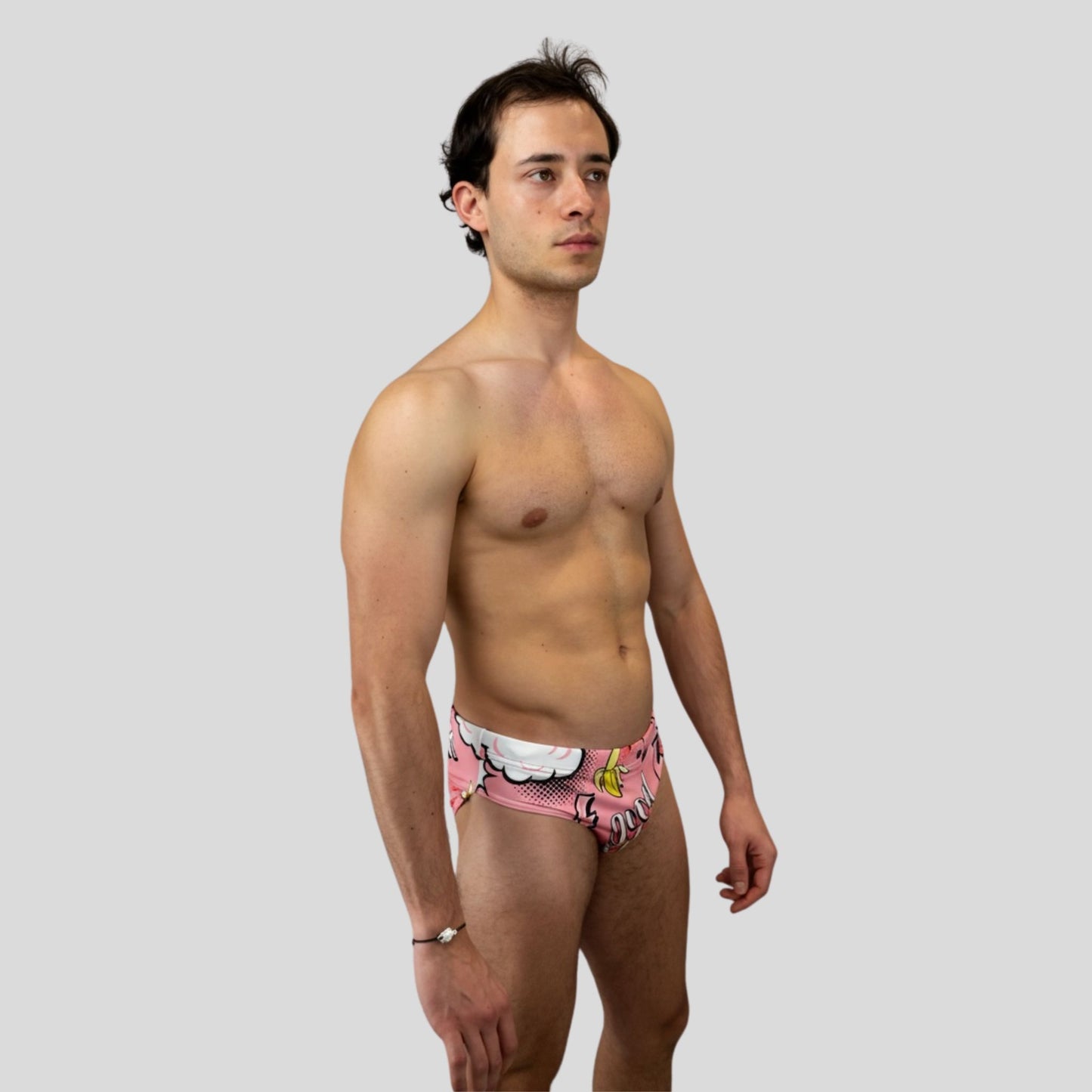 Swim Brief - Rose Banana Splash