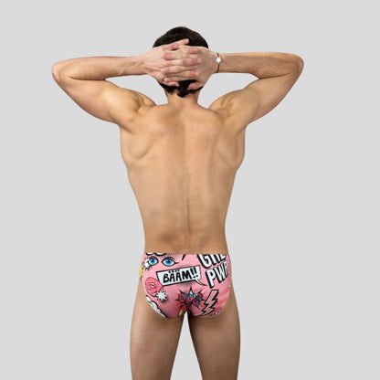 Swim Brief - Rose Banana Splash