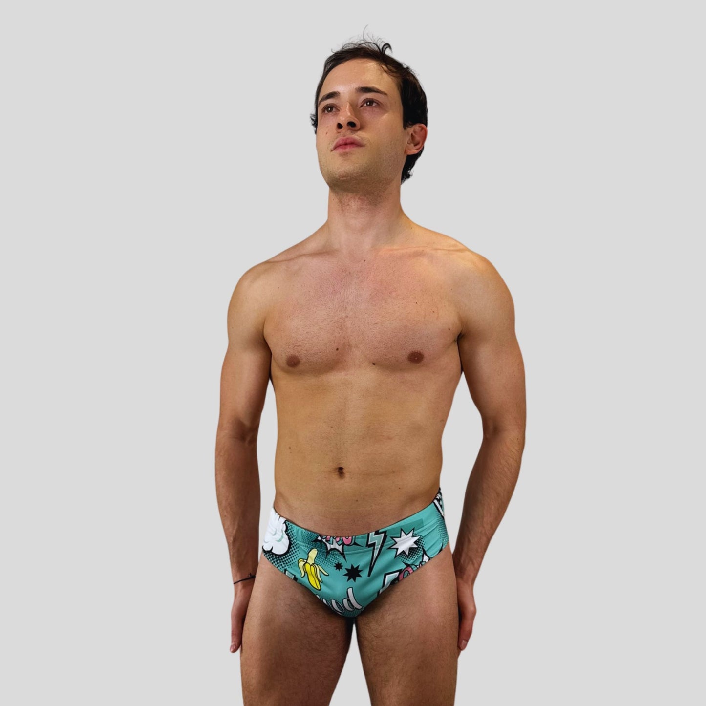 Swim Brief - Mint Banana Splash