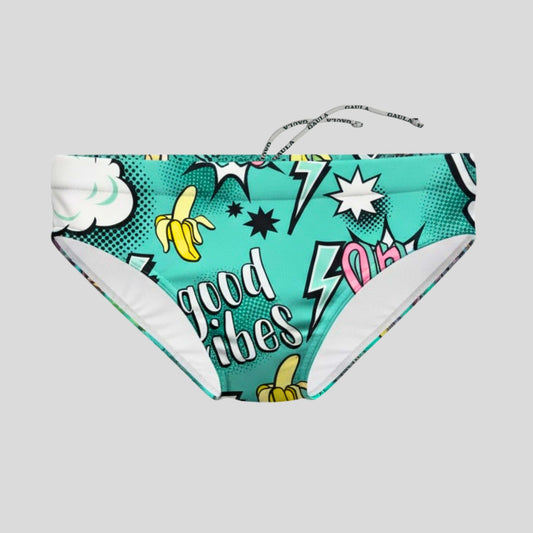 Swim Brief - Mint Banana Splash